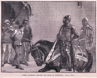 Pier Gaveston before the Earl of Warwick AD 1312